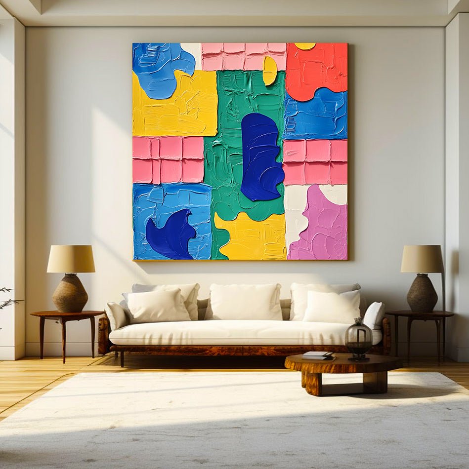 Colorful Wall Painting RAB567 - royalbrushart
