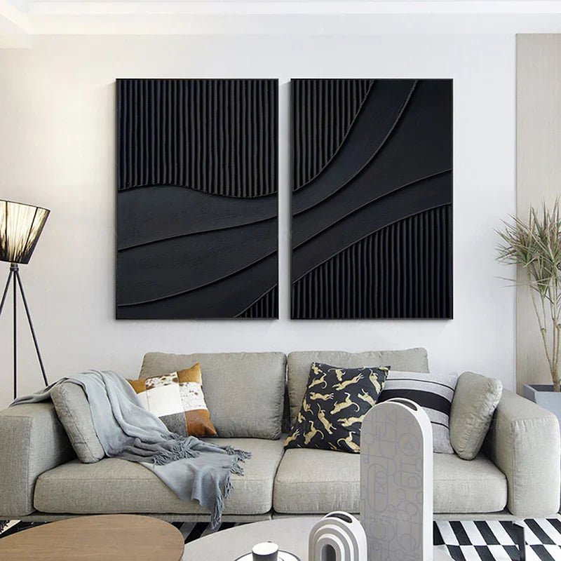 Abstract Painting Set Of 2 RAB719 - royalbrushart