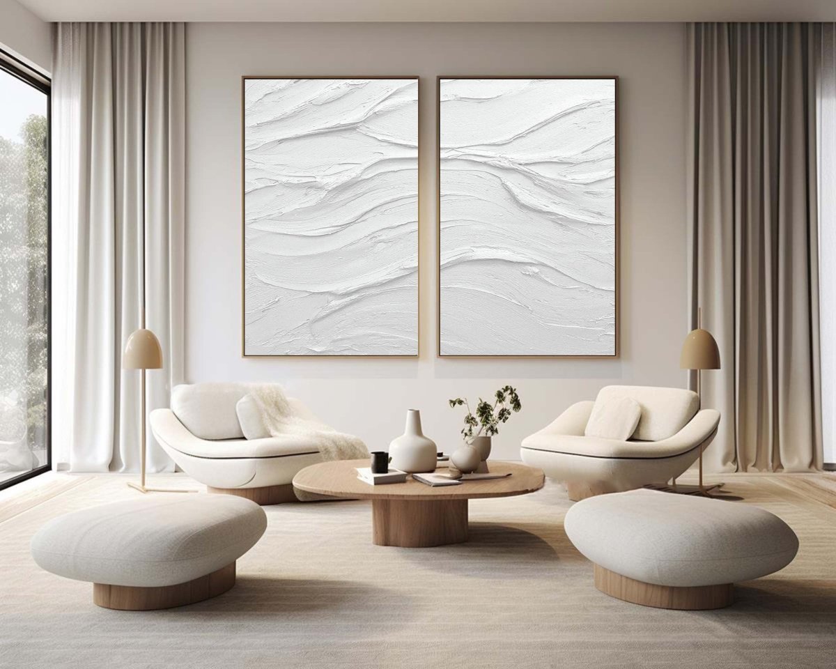 Abstract Painting Set Of 2 RAB650 - royalbrushart