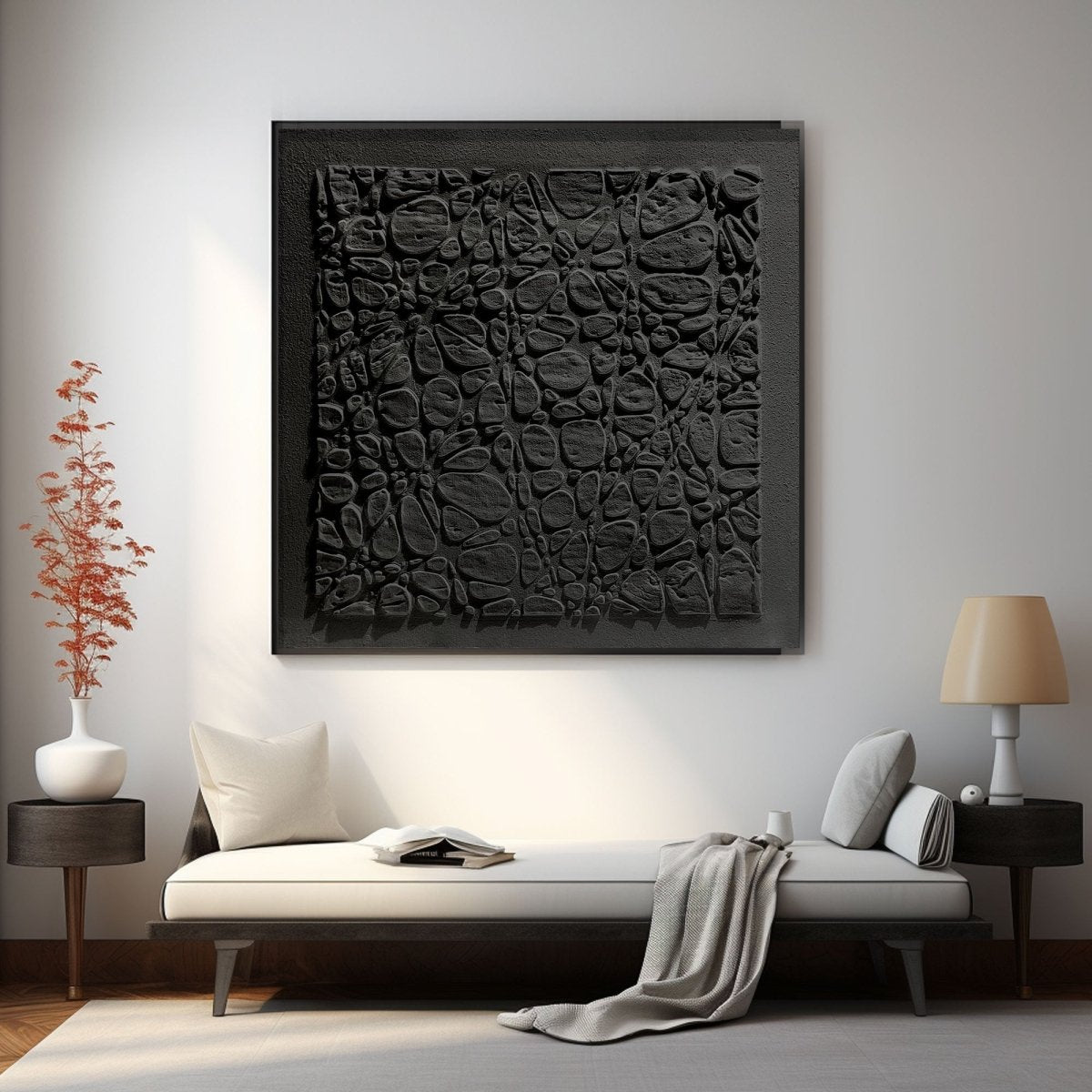 Plaster Art Texture Painting HBV210 - royalbrushart