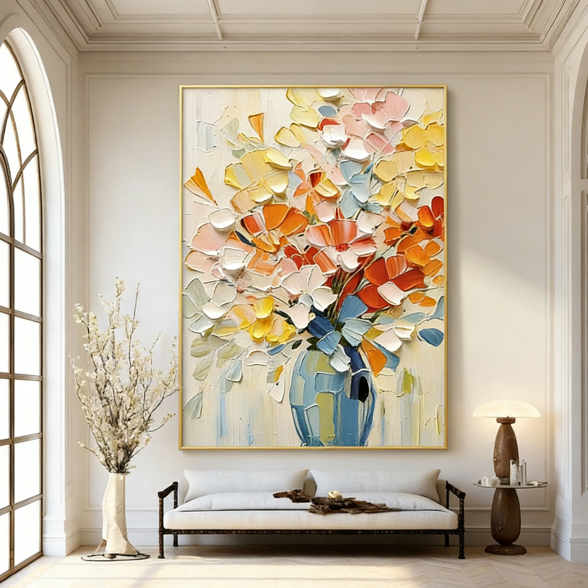 Plaster Art Texture Painting #RAB331