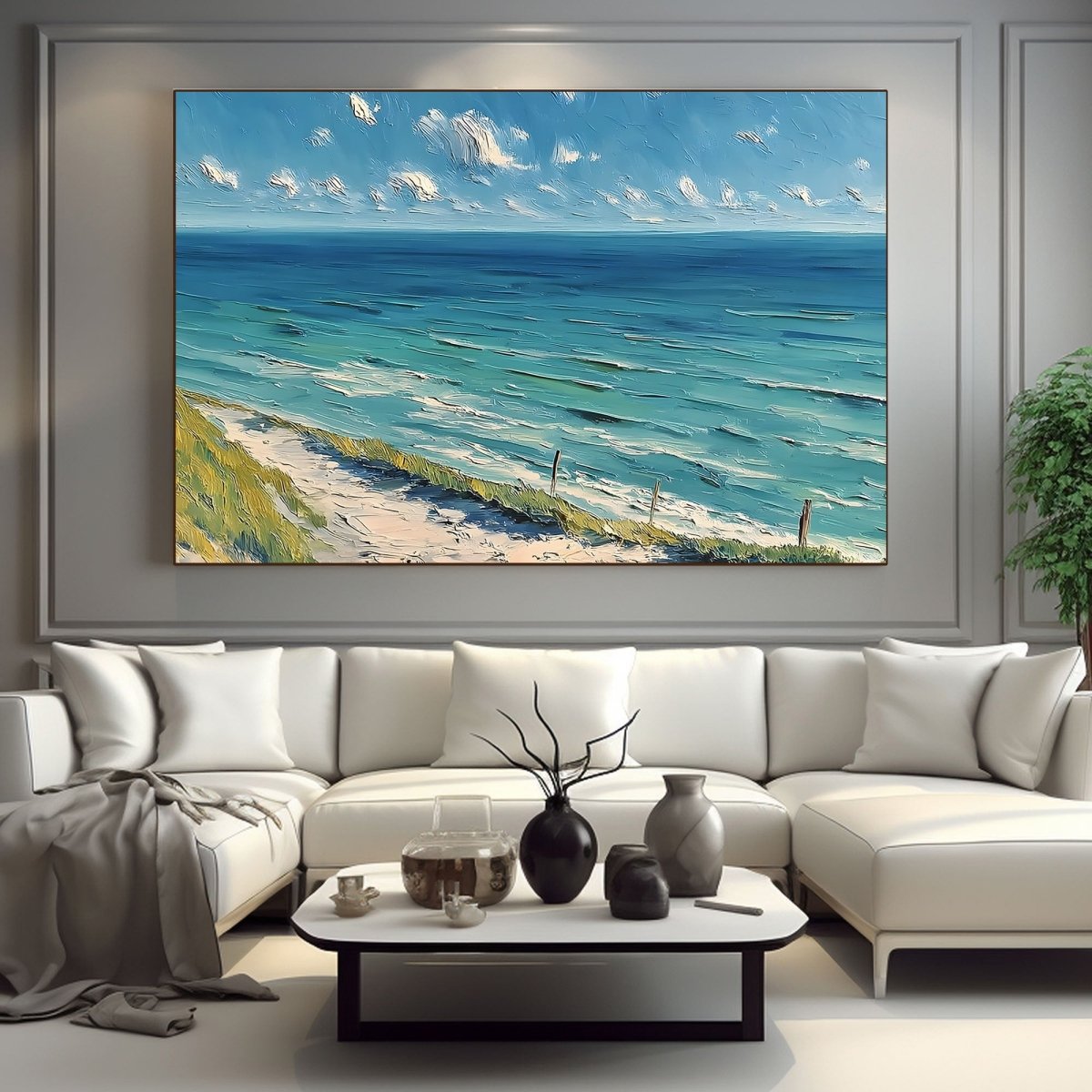 Plaster Art Texture Painting RAB393 - royalbrushart
