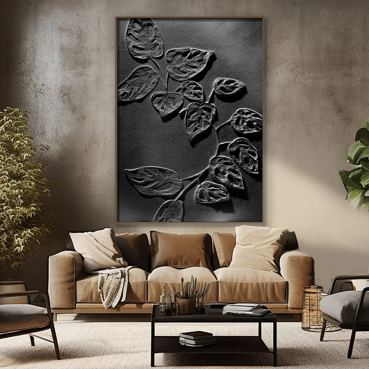 Plaster Art Texture Painting #HBV313