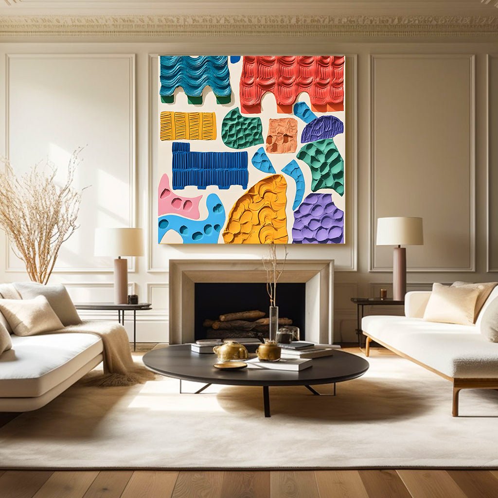Colorful Wall Painting RAB570 - royalbrushart