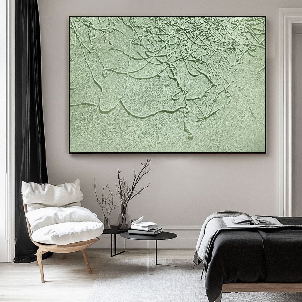 Plaster Art Texture Painting Hbv356 - royalbrushart