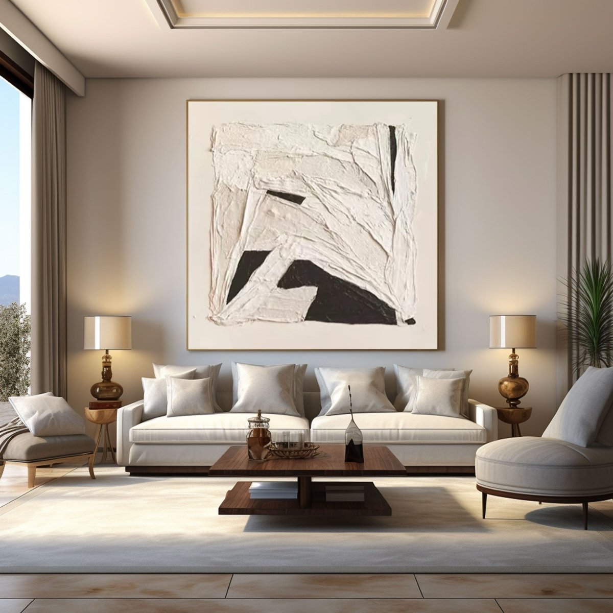 Contemporary Minimalist Art RAB376 - royalbrushart