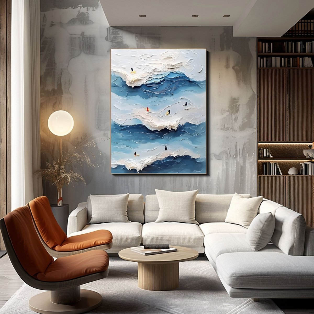 Plaster Art Texture Painting RAB664 - royalbrushart