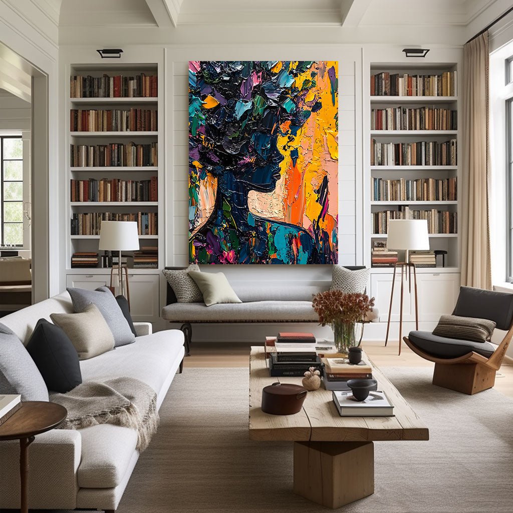 Colorful Wall Painting RAB532 - royalbrushart