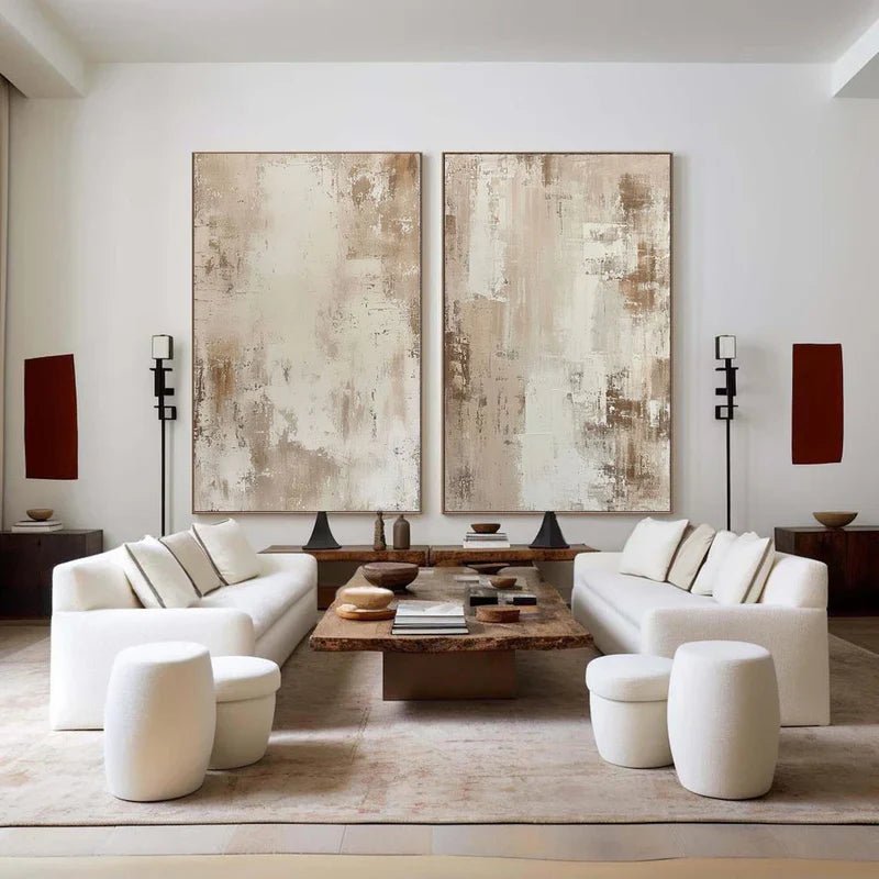 Abstract Painting Set Of 2 RAB639 - royalbrushart