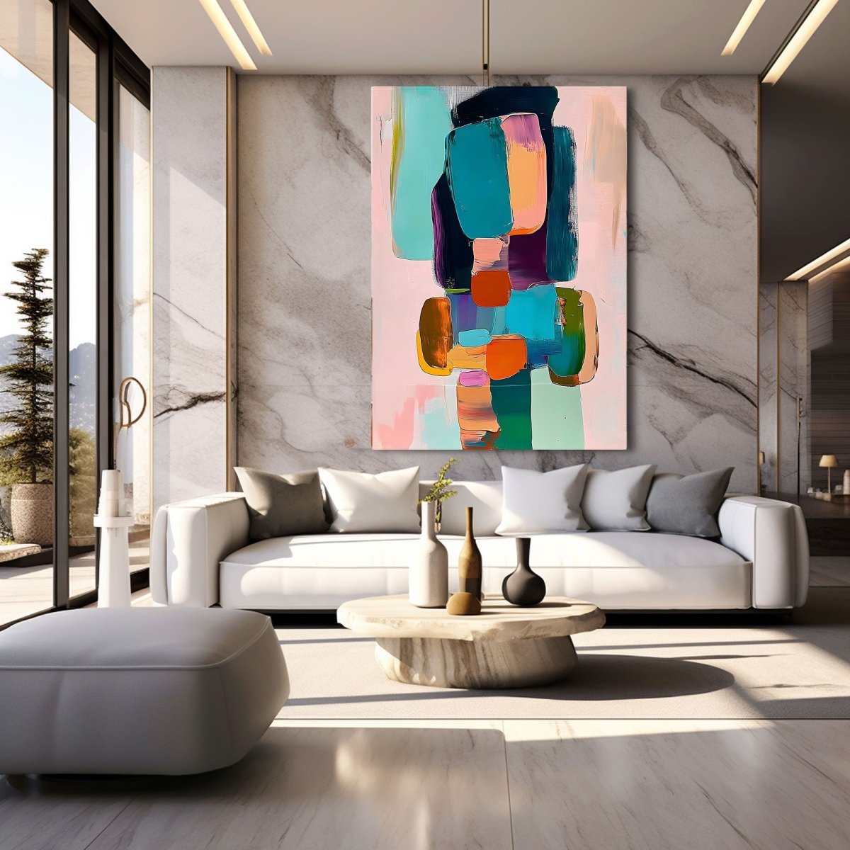 abstract painting RAB297 - royalbrushart