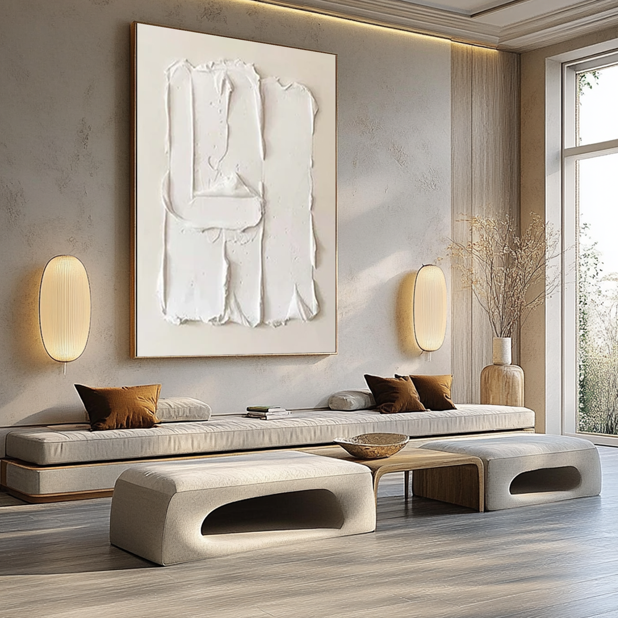 Plaster Art Texture Painting #RAB939