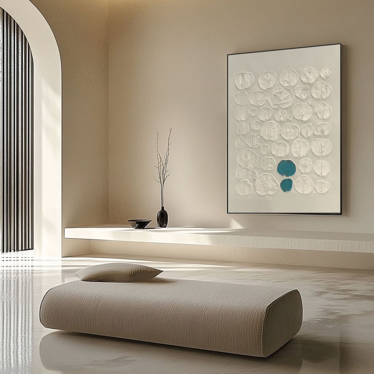 Plaster Art Texture Painting HBV165 - royalbrushart