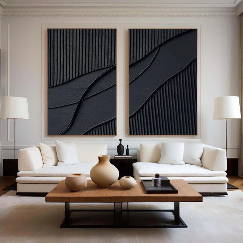 Abstract Painting Set Of 2 RAB654 - royalbrushart