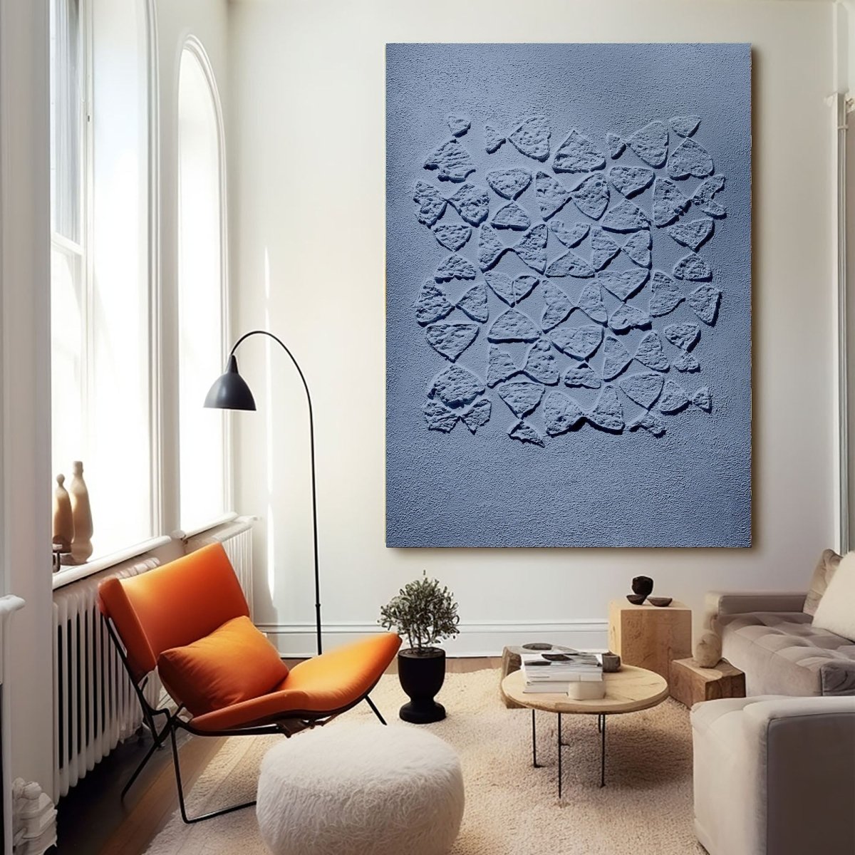 Plaster Art Texture Painting HBV197 - royalbrushart