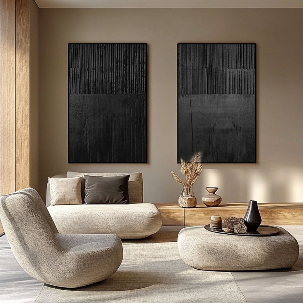 Abstract Painting Set Of 2 RAB649 - royalbrushart