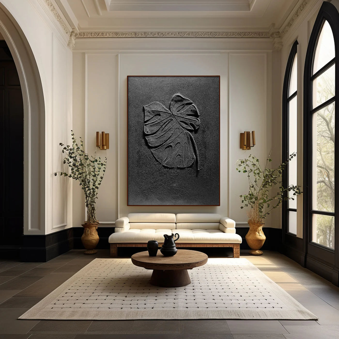 Plaster Art Texture Painting #HBV241