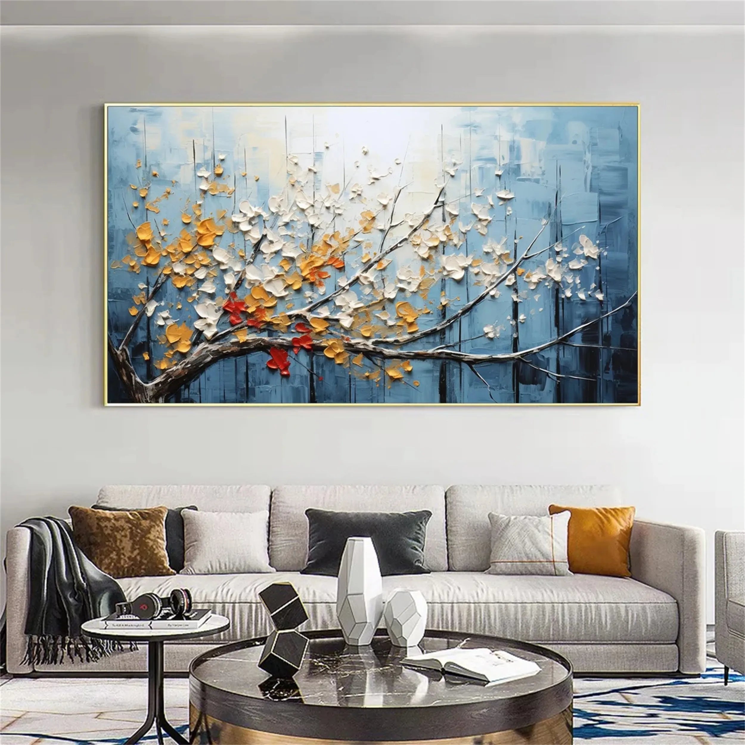 plaster art texture Painting RAB005 - royalbrushart