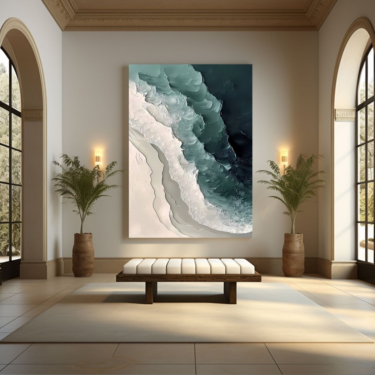 plaster art Texture Painting RAB364 - royalbrushart