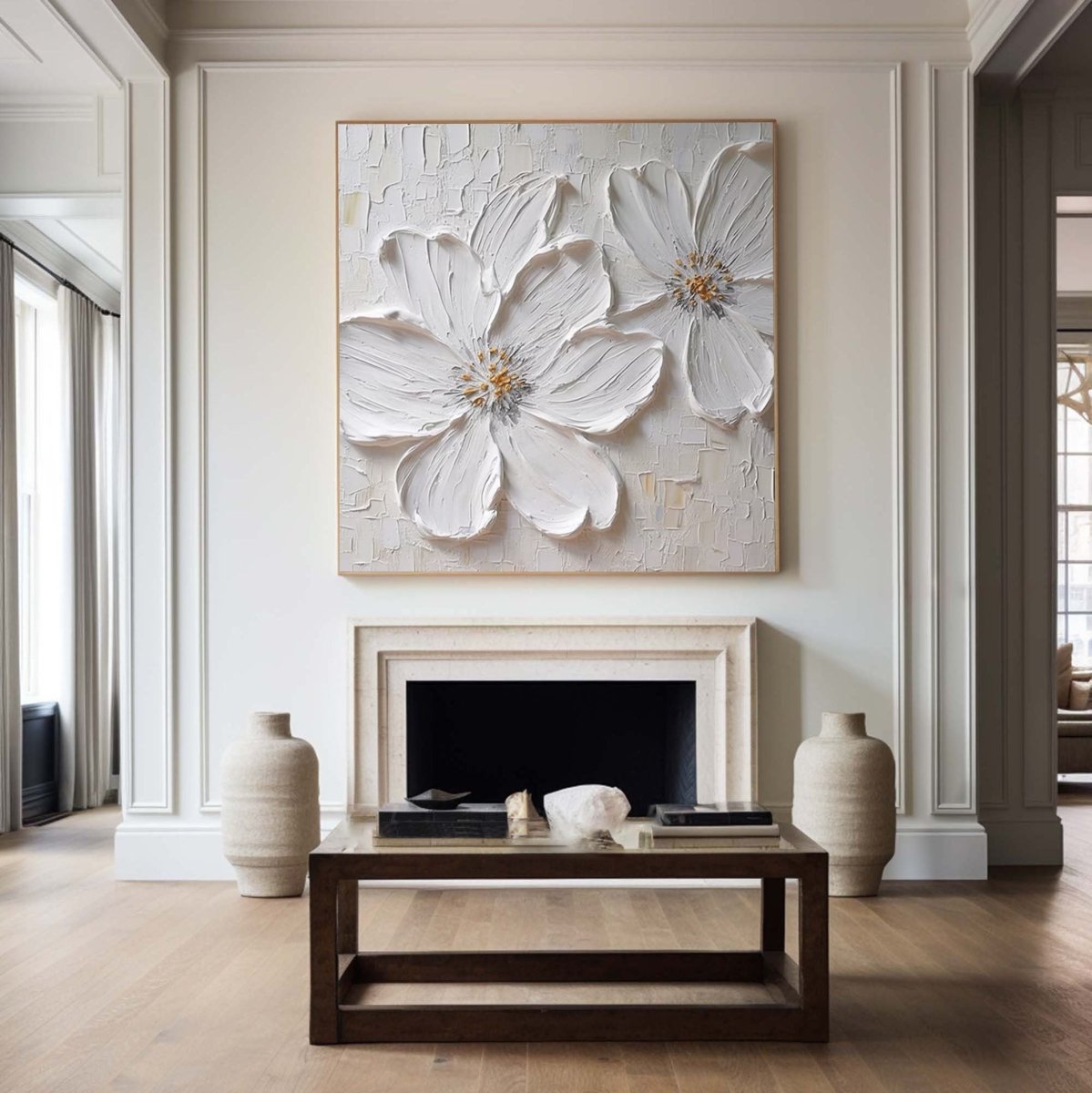 plaster art texture painting RAB148 - royalbrushart