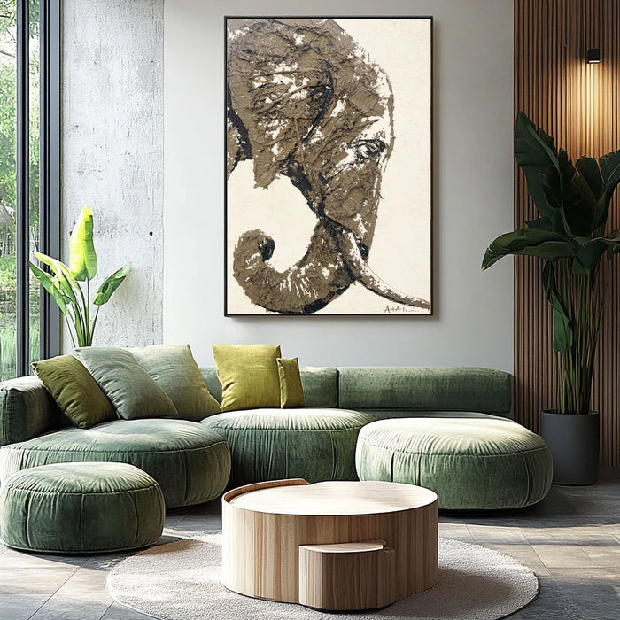 Plaster Art Texture Painting #LRAB474