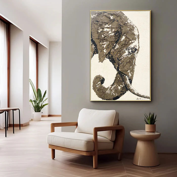 Plaster Art Texture Painting #LRAB474
