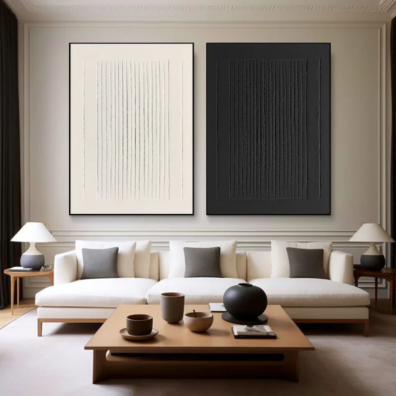 Abstract Painting Set Of 2 RAB717 - royalbrushart