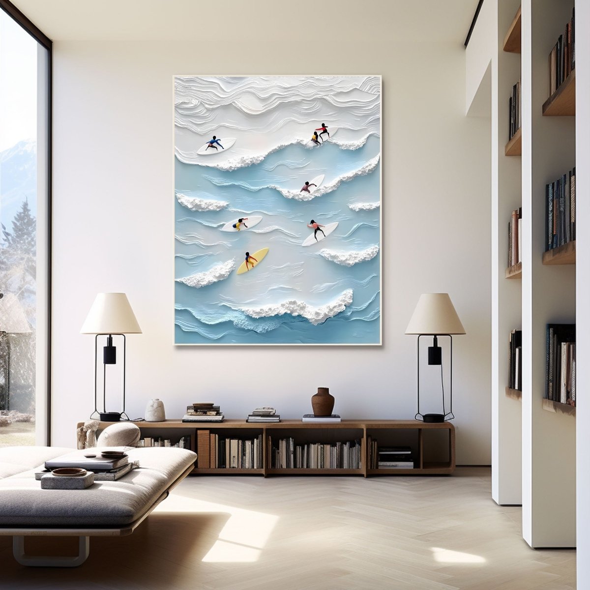 Plaster Art Texture Painting RAB663 - royalbrushart