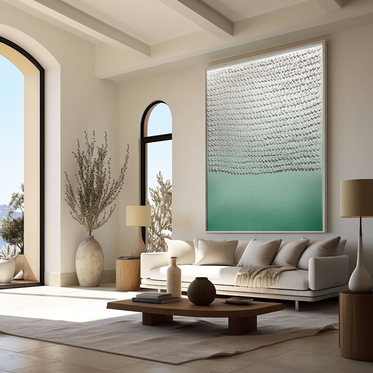 Plaster Art Texture Painting HBV221 - royalbrushart