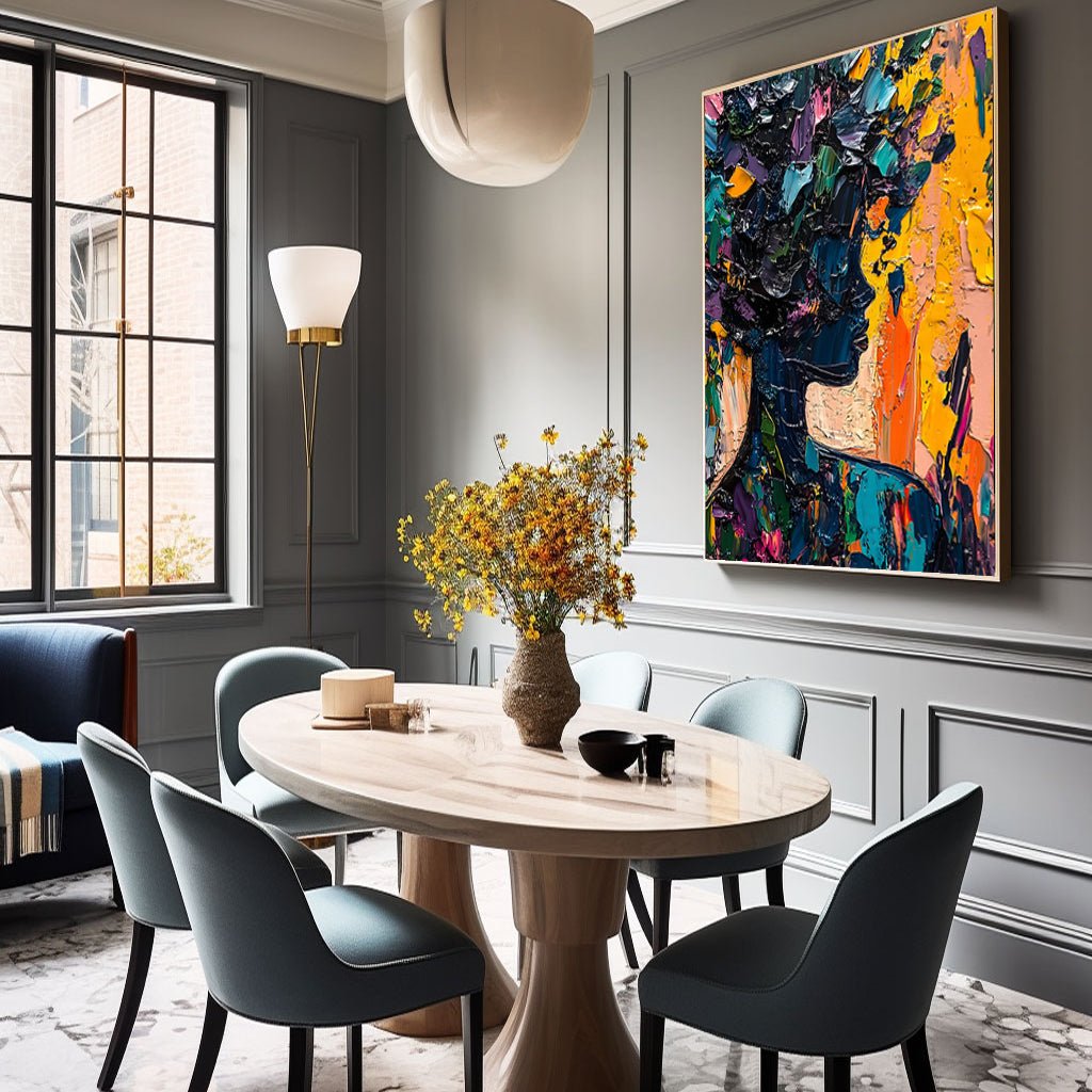 Colorful Wall Painting RAB532 - royalbrushart
