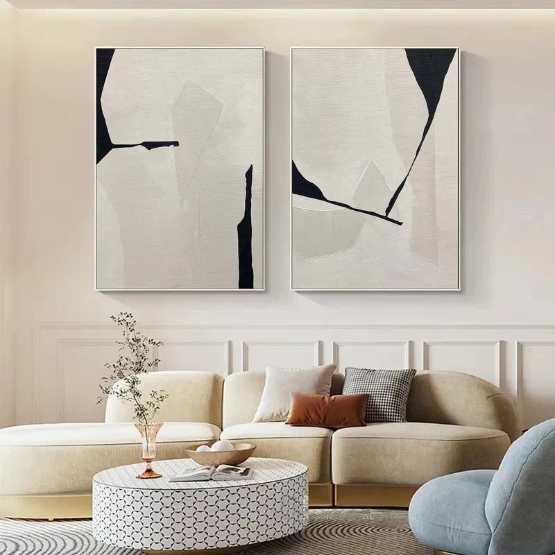 Abstract Painting Set Of 2 RAB711 - royalbrushart