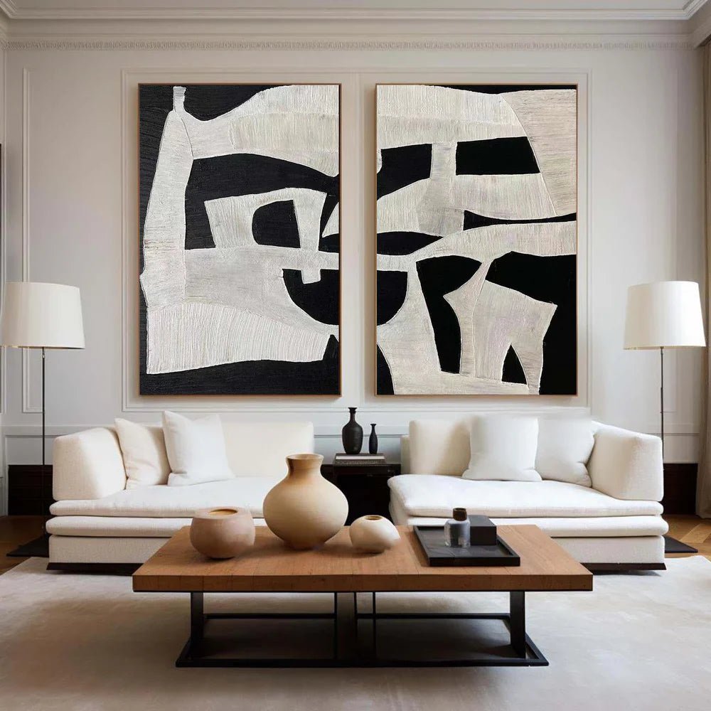 Abstract Painting Set Of 2 RAB642 - royalbrushart