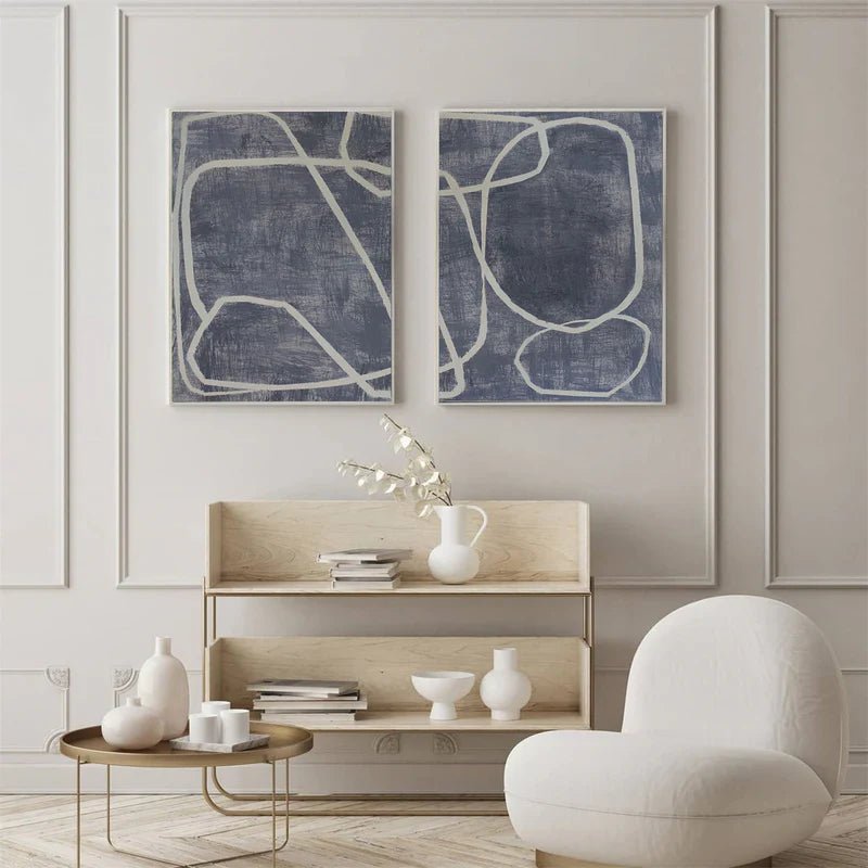 Abstract Painting Set Of 2 RAB722 - royalbrushart