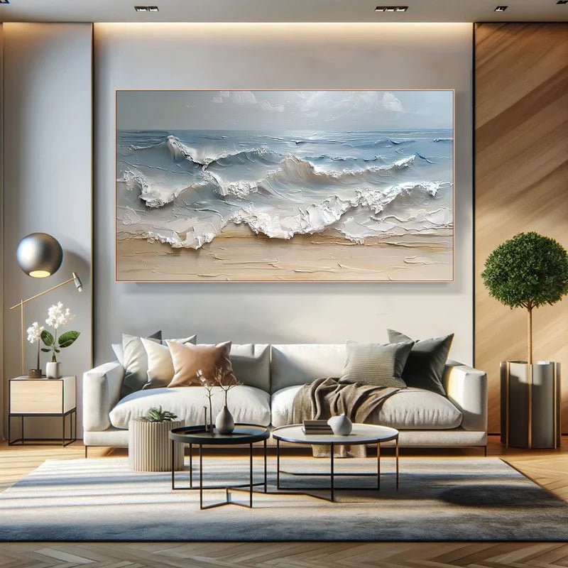 PLASTER ART TEXTURE Painting BV027 - royalbrushart