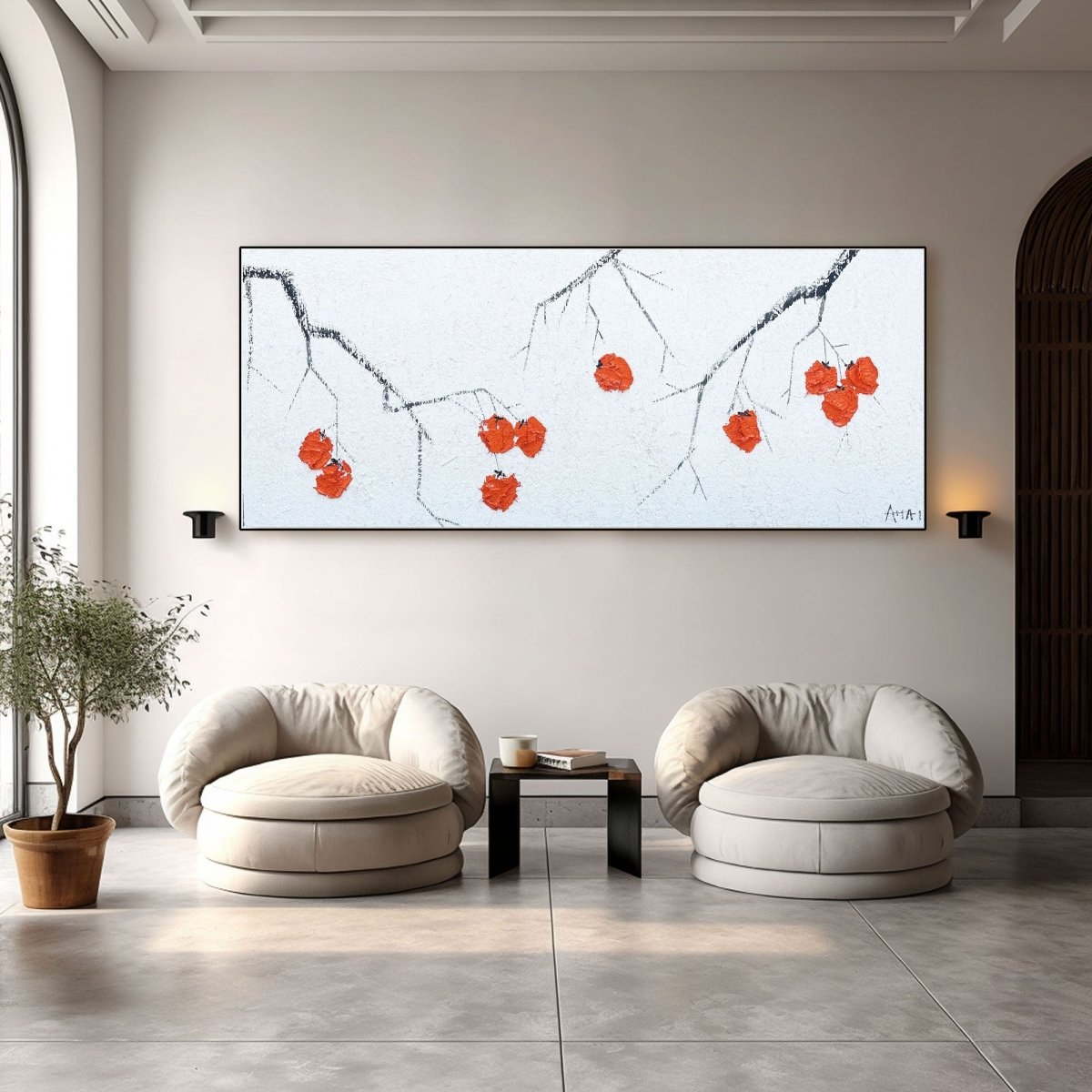 Contemporary Minimalist Art RAB472 - royalbrushart