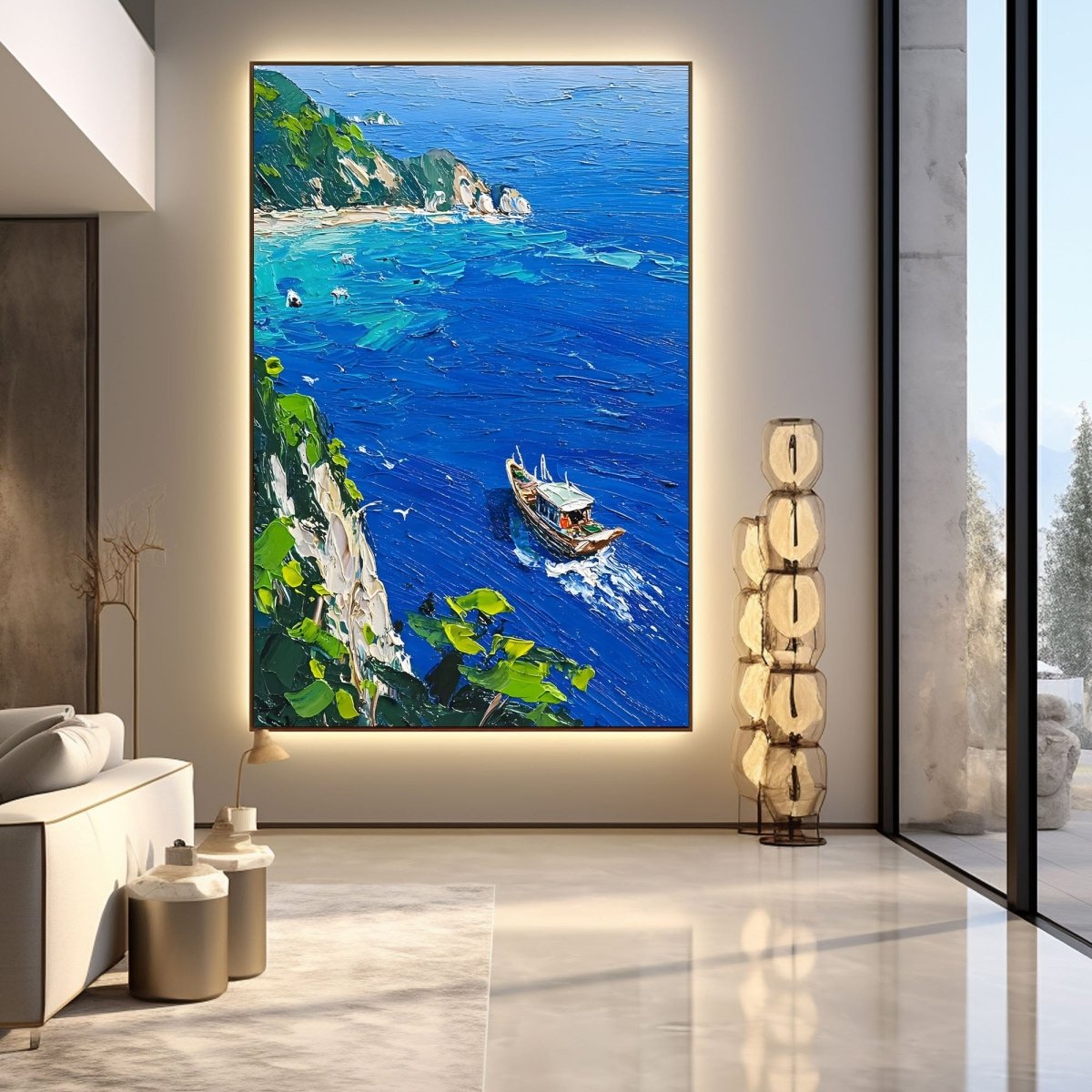 Plaster Art Texture Painting RAB395 - royalbrushart