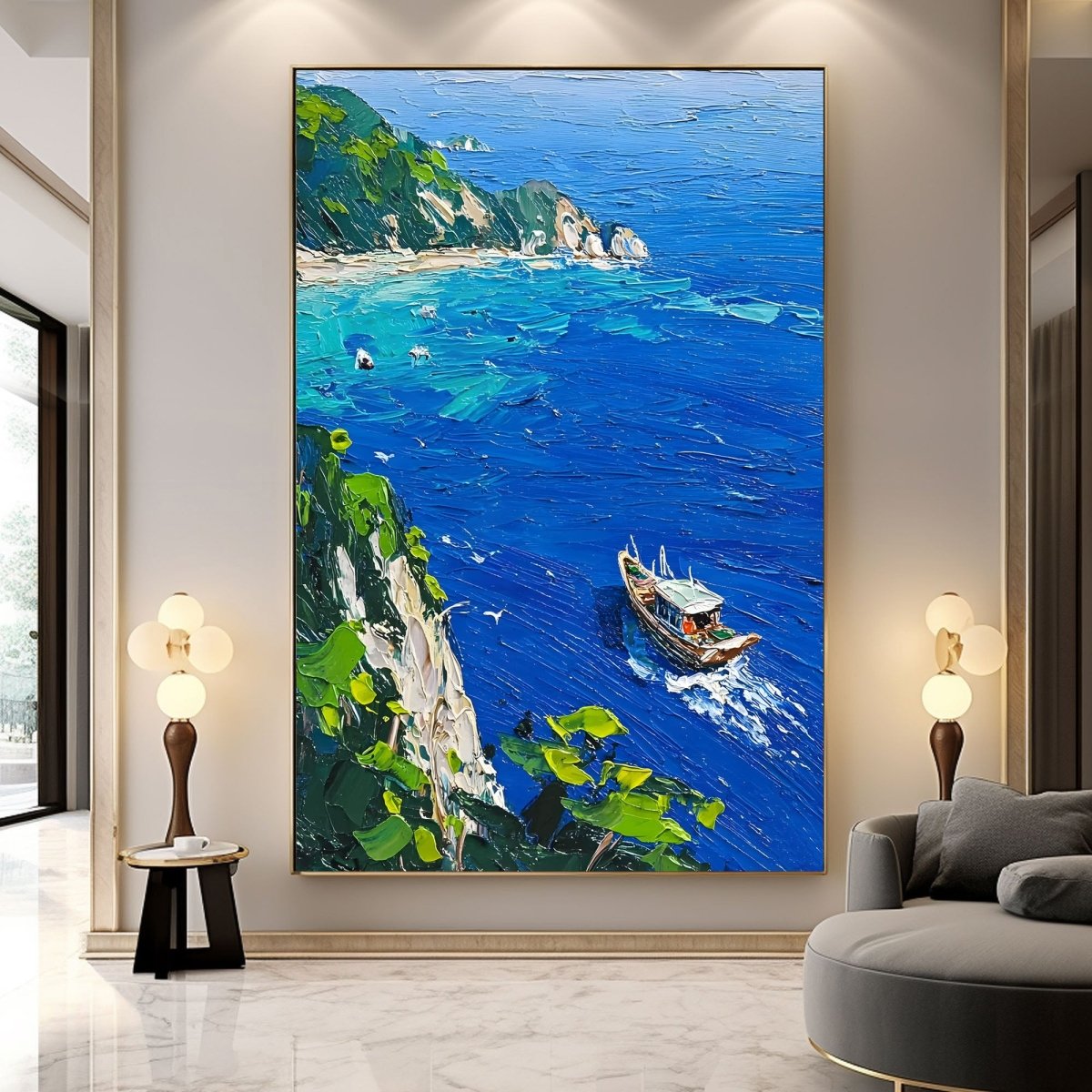 Plaster Art Texture Painting RAB395 - royalbrushart