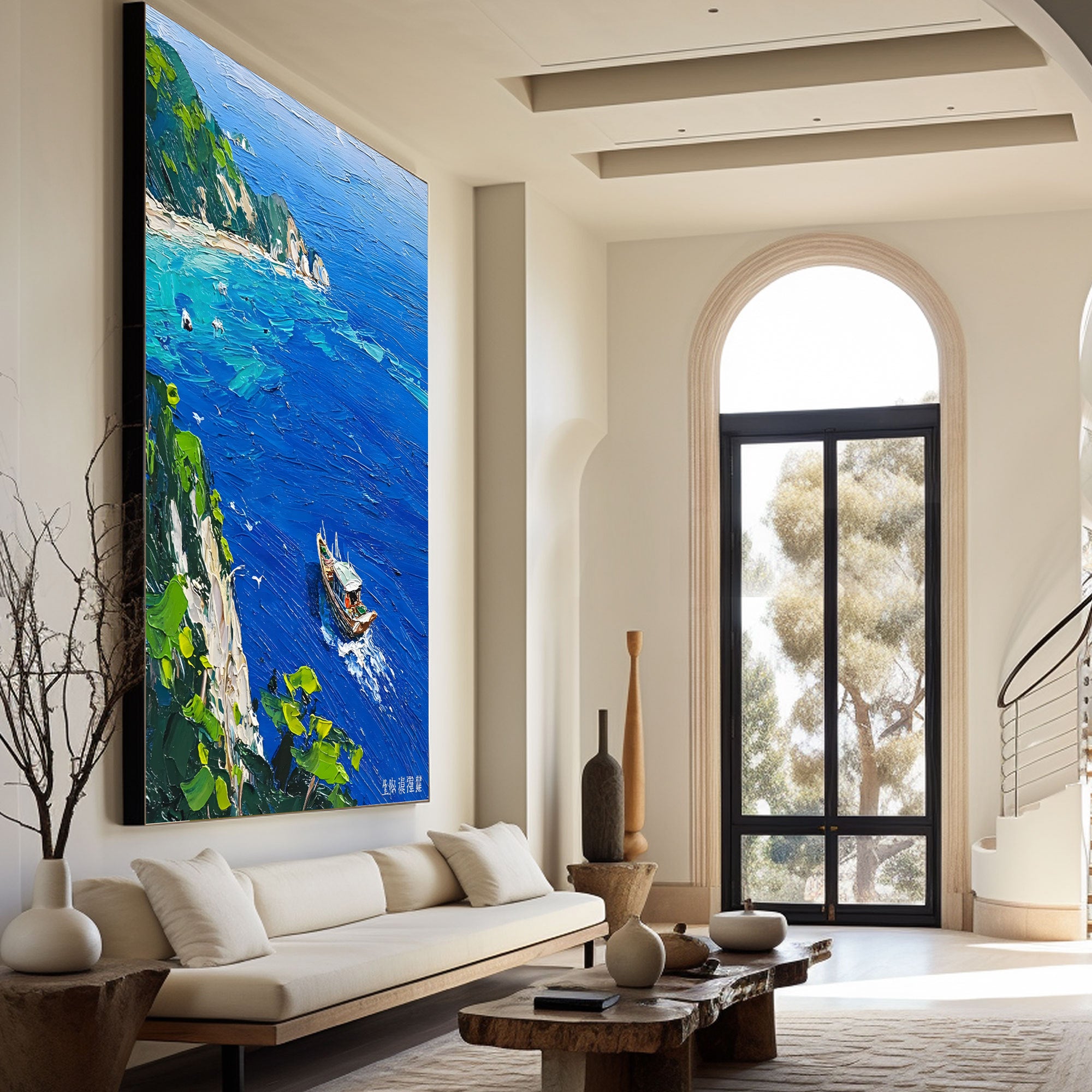 Plaster Art Texture Painting #RAB395