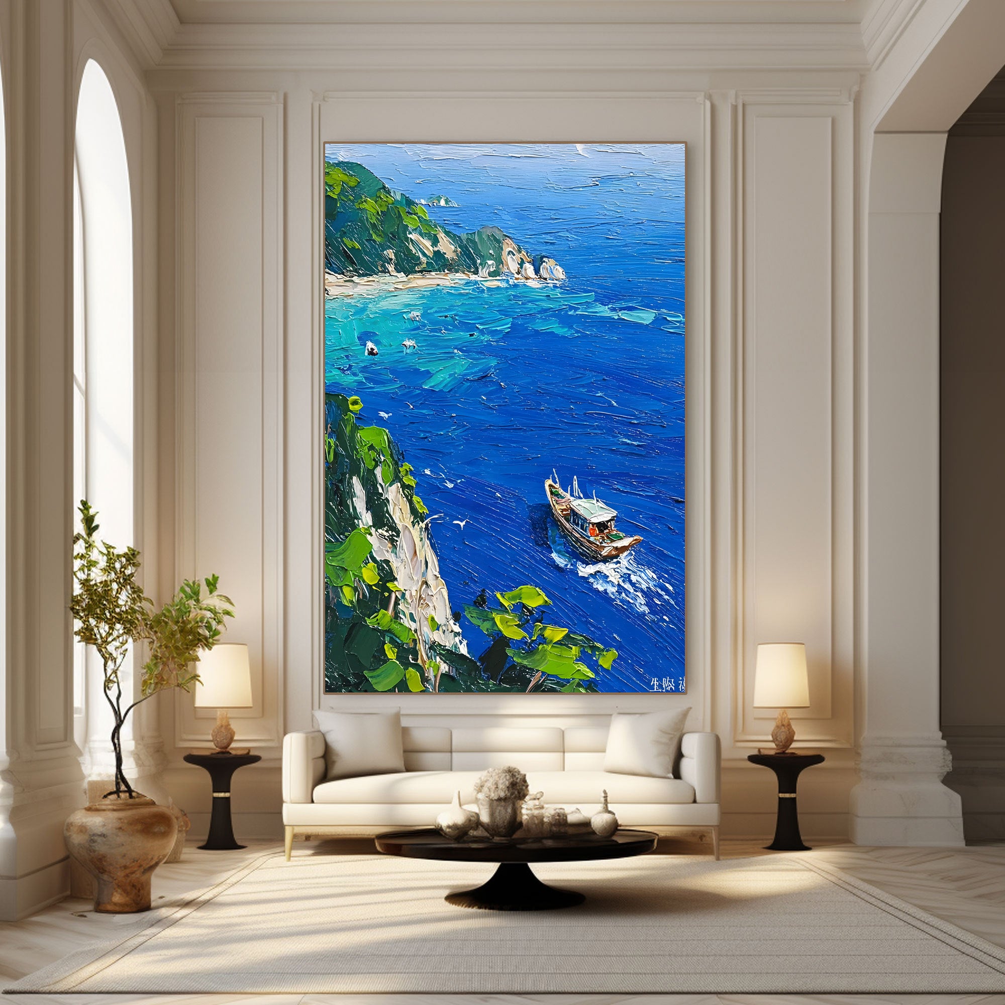 Plaster Art Texture Painting #RAB395