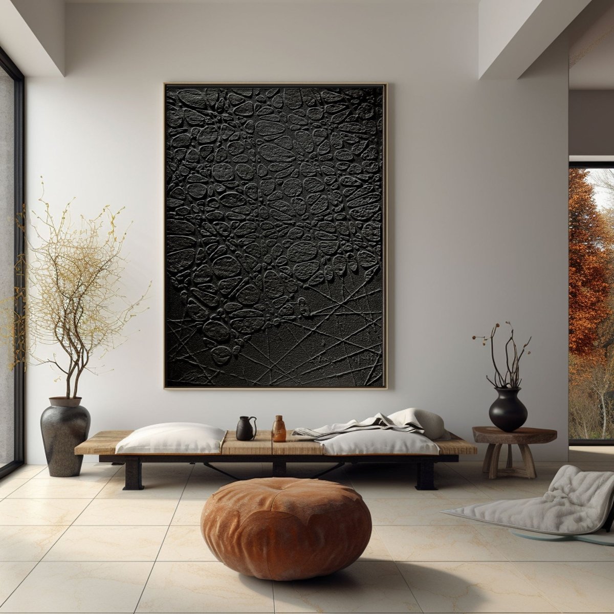 Plaster Art Texture Painting HBV325 - royalbrushart
