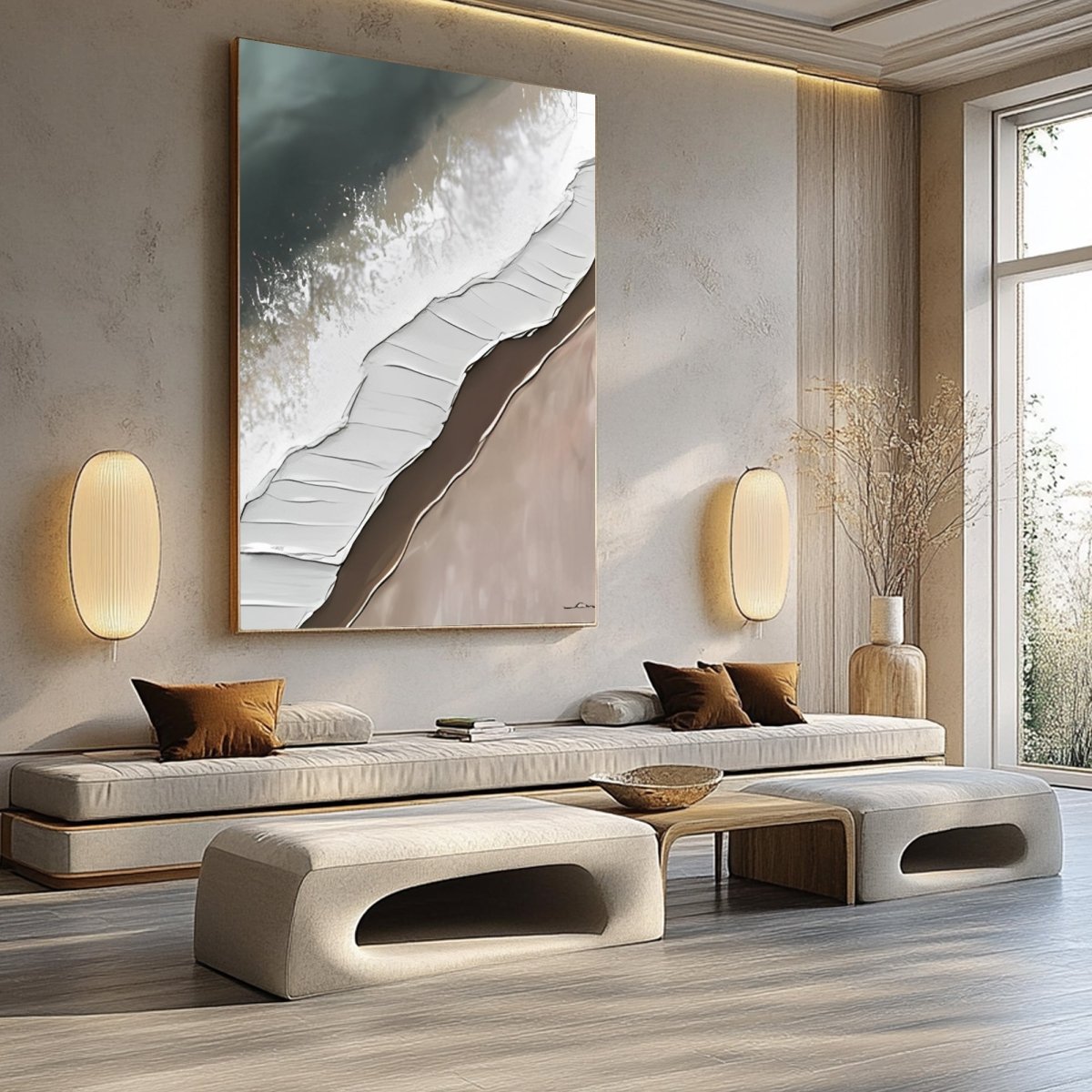 plaster art Texture Painting RAB362 - royalbrushart
