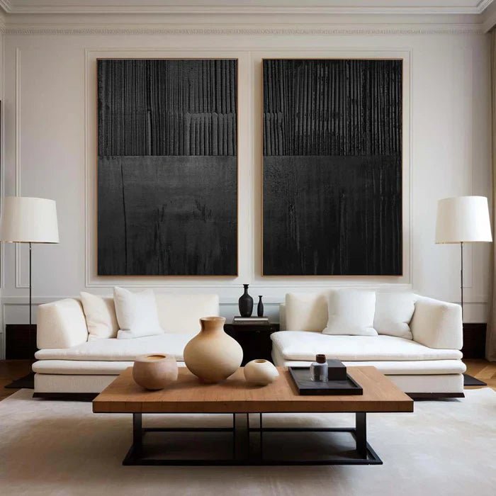 Abstract Painting Set Of 2 RAB649 - royalbrushart