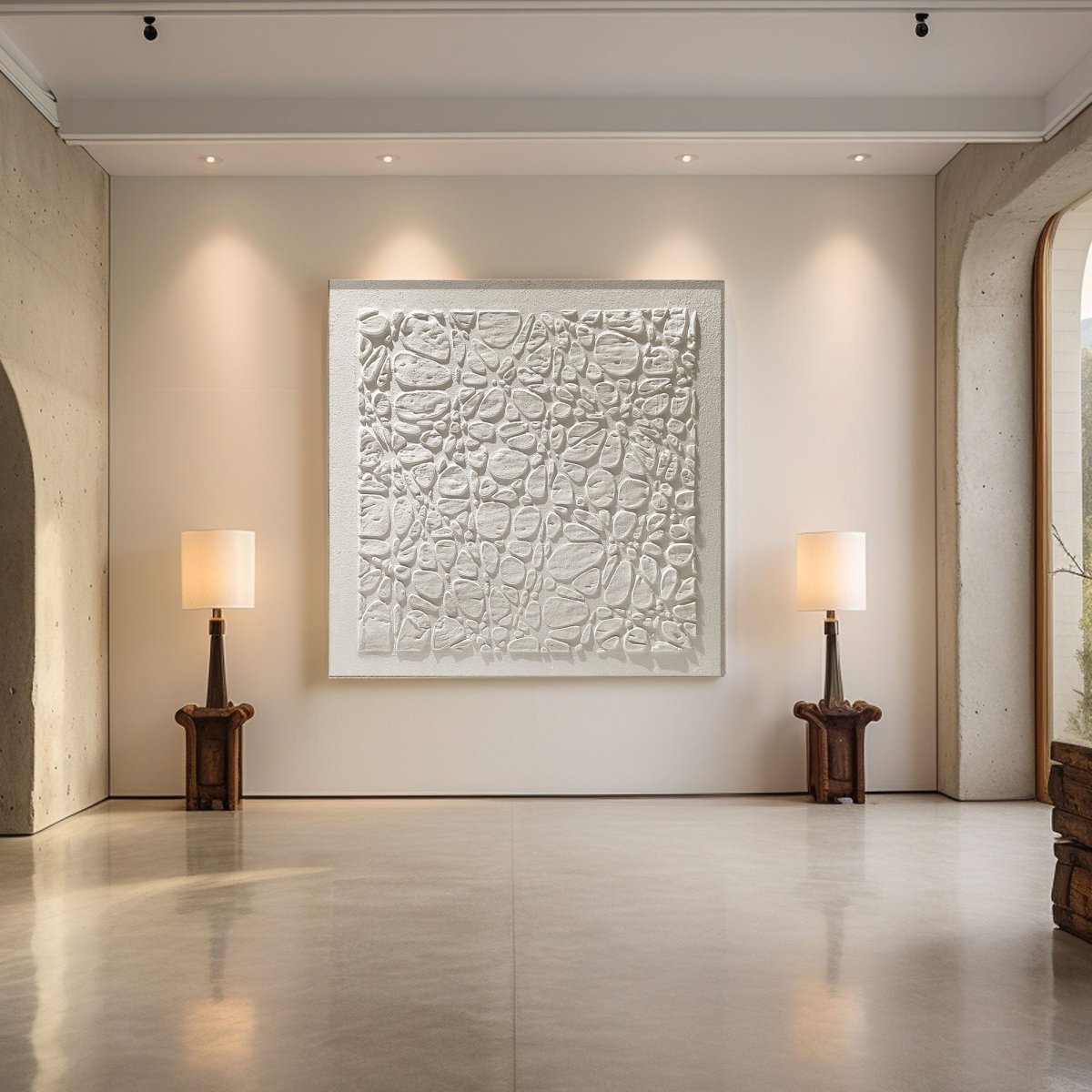 Plaster Art Texture Painting HBV211 - royalbrushart