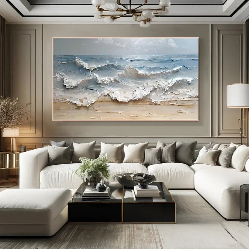 PLASTER ART TEXTURE Painting BV027 - royalbrushart