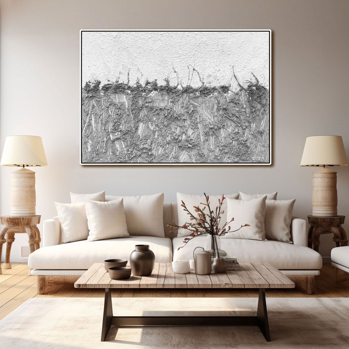 Plaster Art Texture Painting LBV368 - royalbrushart