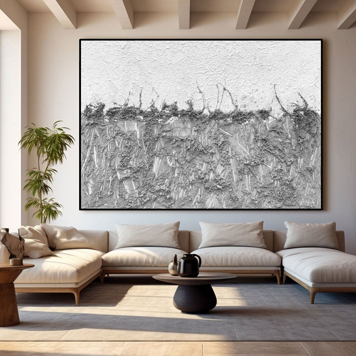 Plaster Art Texture Painting LBV368 - royalbrushart