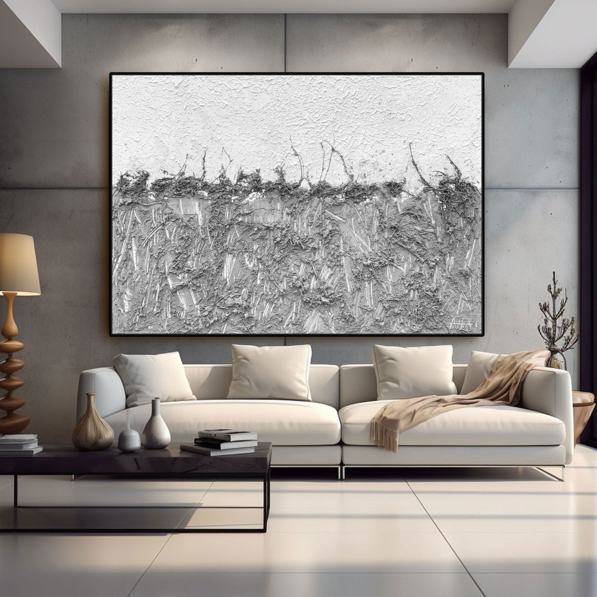 Plaster Art Texture Painting LBV368 - royalbrushart