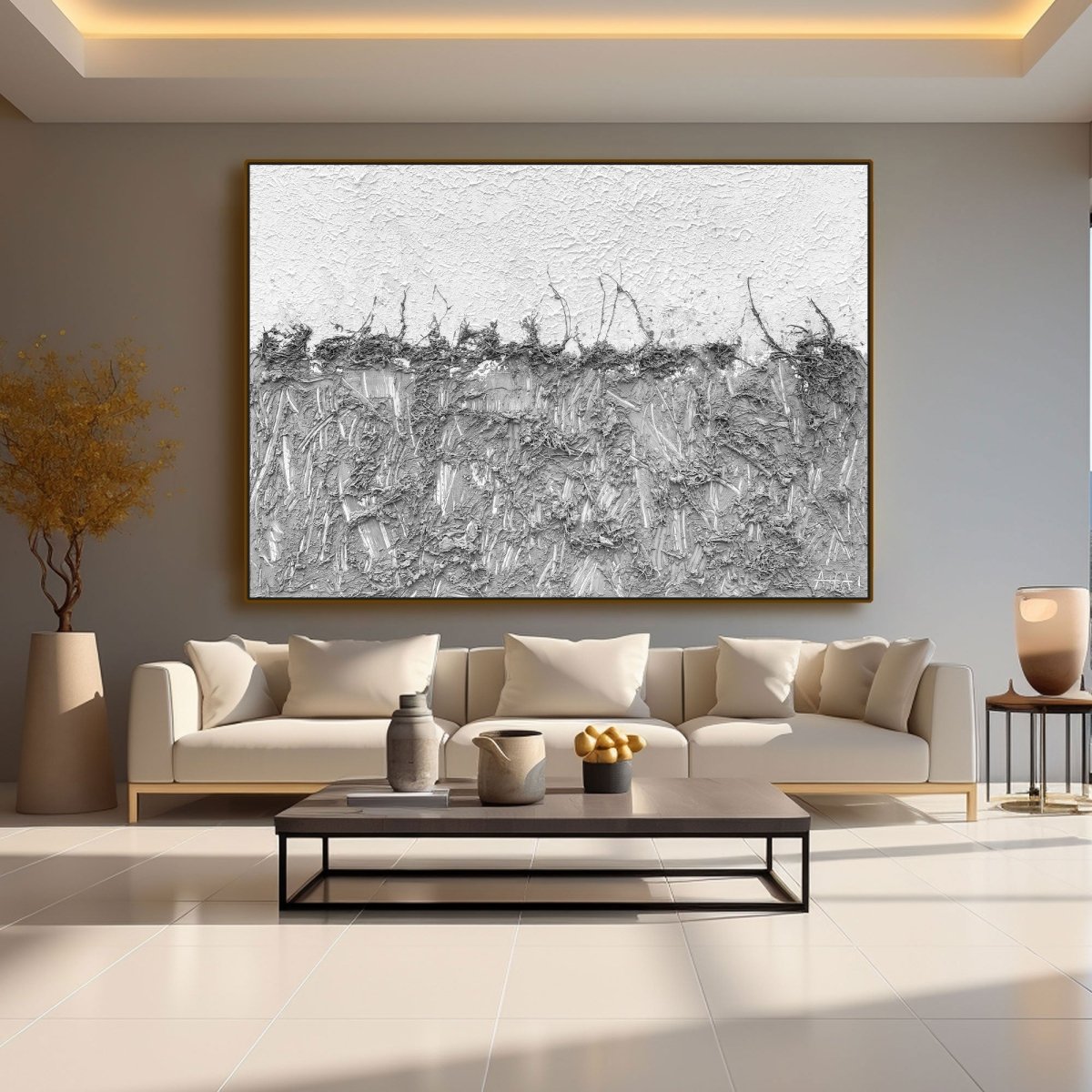 Plaster Art Texture Painting LBV368 - royalbrushart