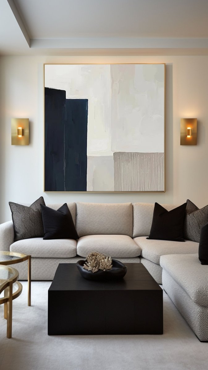 Minimalist Geometric Art RAB093 - royalbrushart