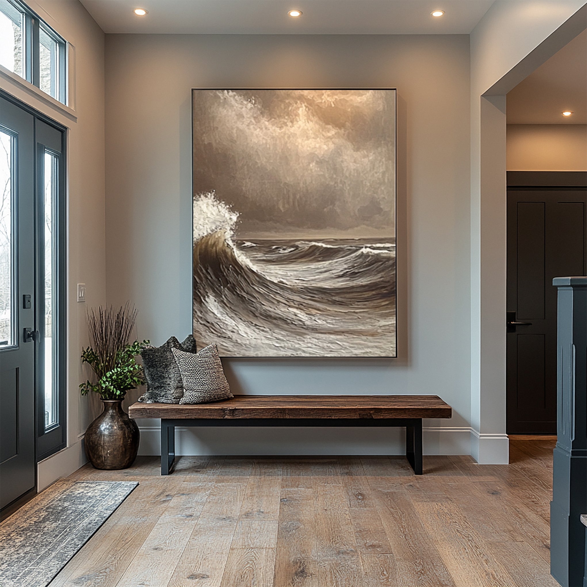 Plaster Art Texture Painting #RAB113