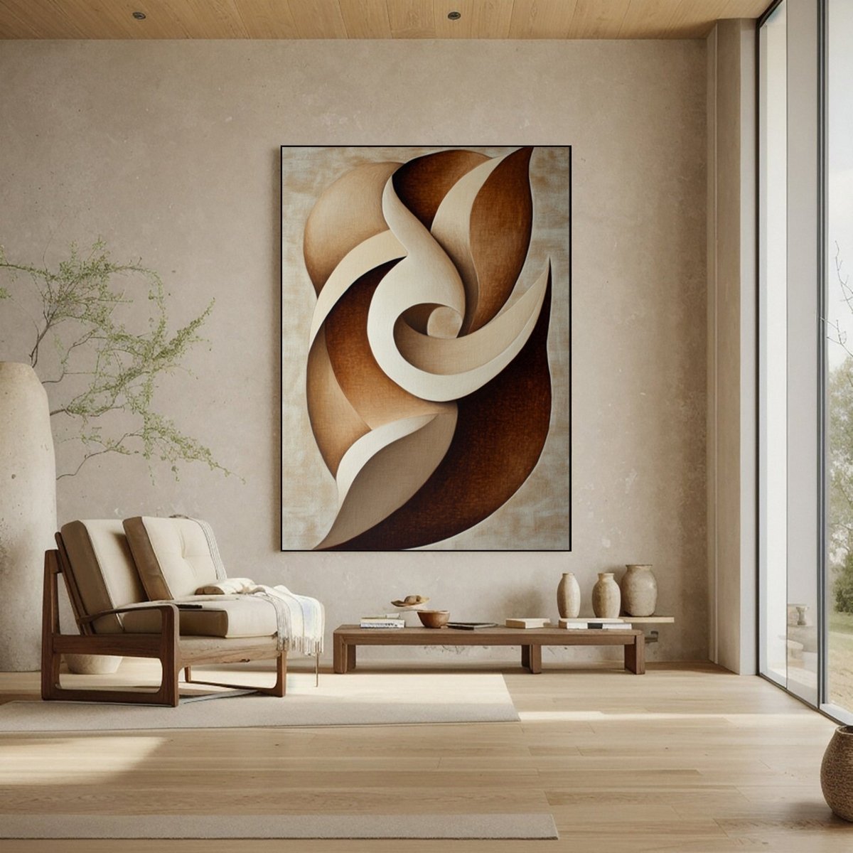 wabi sabi wall art RAB038 - royalbrushart